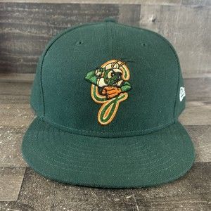 Greensboro Grasshoppers Size 8 Hat New Era Minor League Baseball